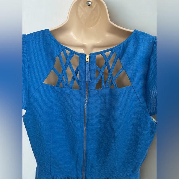 Maeve Blue Mini Dress - Picture 11 of 11